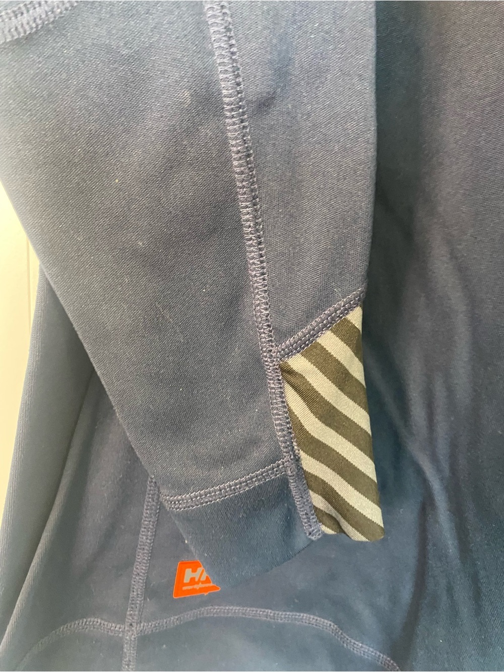 Helly Hansen HH Workwear Base Layer Thermal Shirt Navy Blue Long Fit Size M - Picture 5 of 12